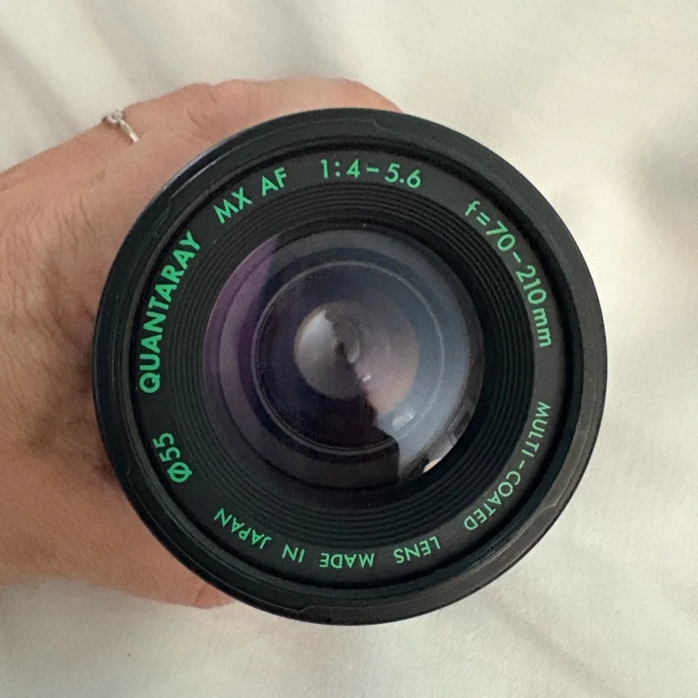 Quantaray 70-210mm Zoom Lens 55mm for 35mm Film Camera